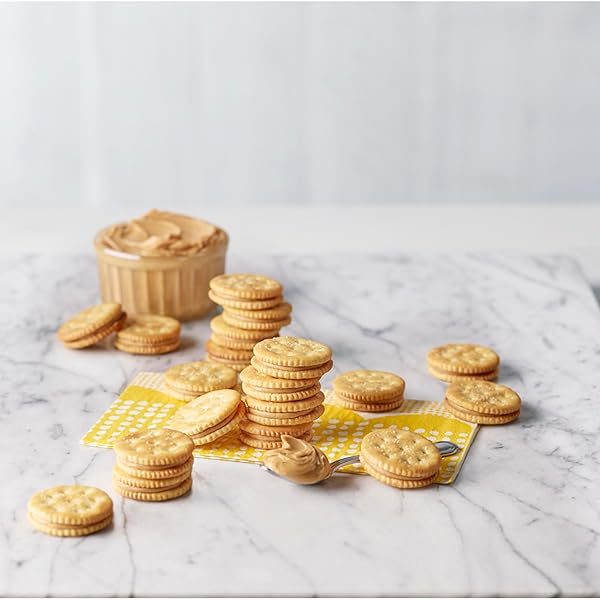 LANCE SANDWICH CRACKERS, TOASTY PEANUT BUTTER, 20 INDIVIDUALLY WRAPPED PACKS, 6 SANDWICHES EACH