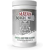 Mayan Magic Mud Powerful Deep Pore Cleansing White Kaolin Clay - Natural Face Mask Peel For Men And Women - USA Made Full Facial Skin Care - Spa Level Beauty Products That Cleanse Skin - 16 Oz