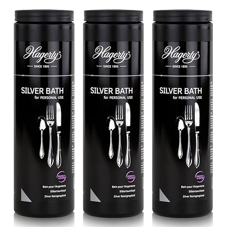 Hagerty Silver Bath - Silbertauchbad für strahlenden Glanz 580ml (3er Pack)