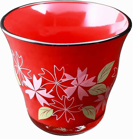 Amazon ガラス漆 ロックグラス 化粧箱入 さくら 赤 Ht3094 ロックグラス オンライン通販