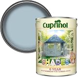 Cuprinol 5 Litre Garden Shades Paint Coastal Mist Wood Terracotta Brick Stone view 1