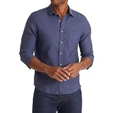 UNTUCKit Long Sleeve Wrinkle Resistant Linen Shirt for Men