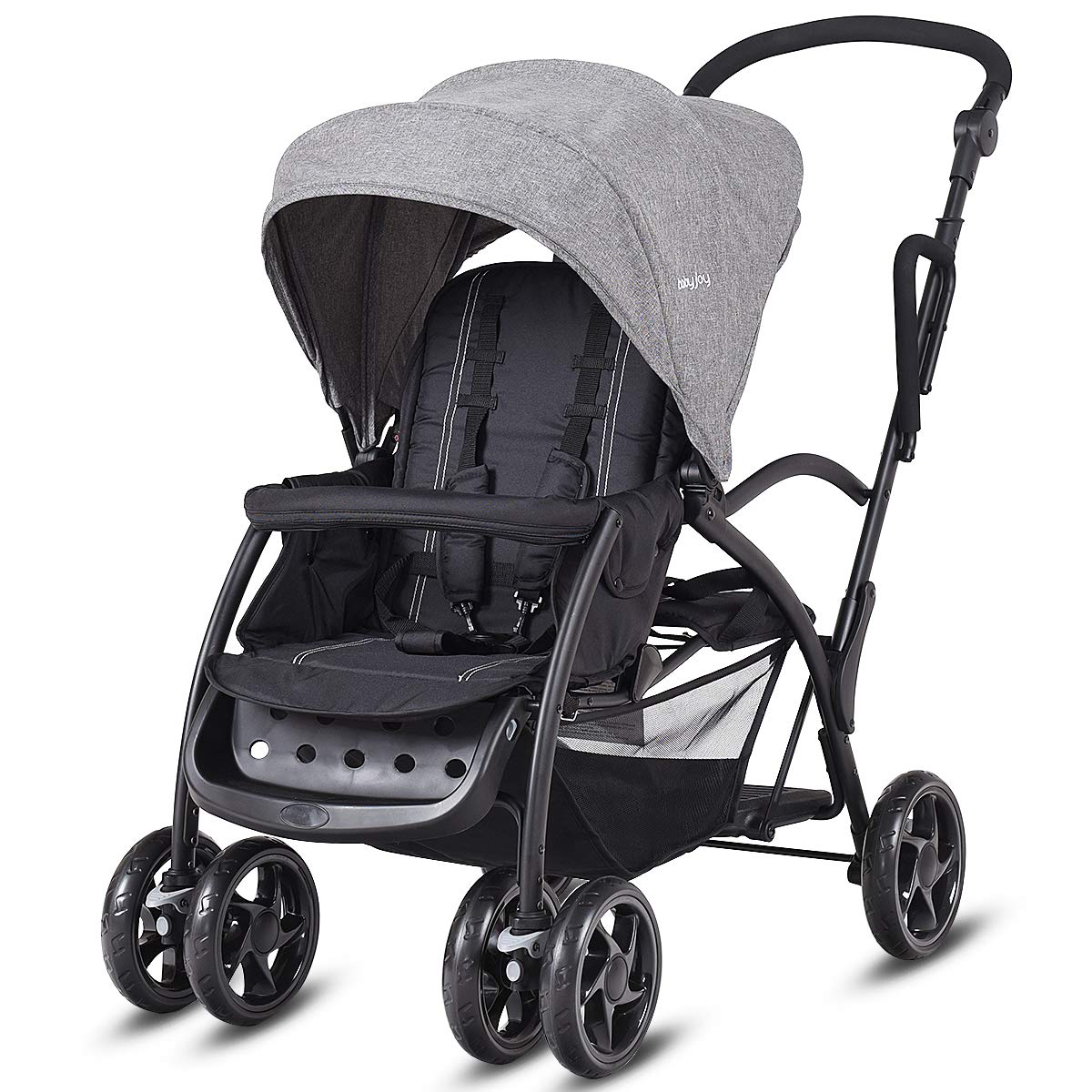BABY JOY Stand and Ride Stroller, Stand On Tandem Stroller