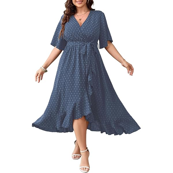 Standards & Practices Women's Plus Size Denim Tencel Raw Hem Maxi Slip Dress  Size 1X at Amazon Women's Clothing store