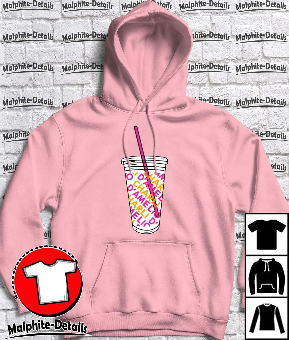 Charli D'Amelio Merch Light Pink Youth Shirt, T-Shirt Hoodie