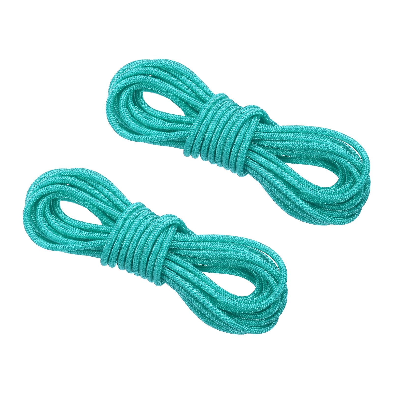 PATIKIL Archery D Loop Rope 3 Meters, 2 Pack Bow D Loop String Release Material Nock Wire Nocking Loop Buckle Ring for Compound Bowstring, Turquoise