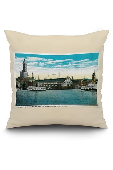 Amazon Com Grand Trunk Pacific And Coleman Dock Seattle 20x20
