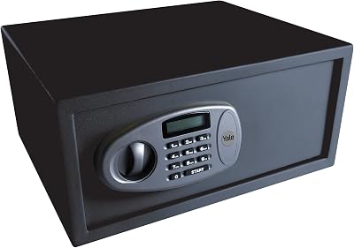 Yale Electronic Guest Laptop Safe 24L PIN Master Code Auto Lockdown LCD Display