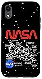 iPhone XR NASA Space Shuttle Schematic Logo Case