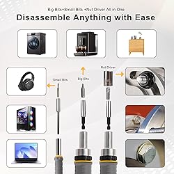 MULWARK Screwdriver Bit Set & Socket Kit, 77-Pieces