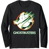 Ghostbusters 2 - Neon Ghost Logo Long Sleeve T-Shirt