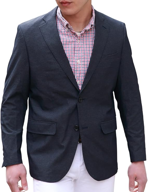 Amazon No Brand ストレッチテーラードジャケット メンズ 2ボタン ビジネスジャケット カジュアルジャケット M L Ll Xl チャコールグレイ ネイビー コート ジャケット 通販