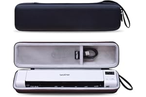LTGEM Hard Case for Brother DS-640 / DS-740D / DS-940DW / DS-720D & Itari & HP Small USB & Canon imageFORMULA P-208II Documen