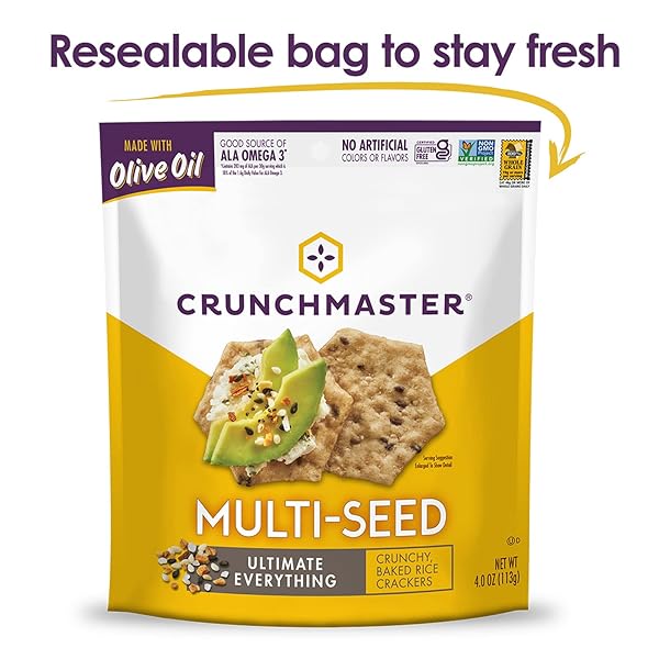 CRUNCHMASTER MULTI-SEED CRACKERS, ULTIMATE EVERYTHING, 4 OUNCE
