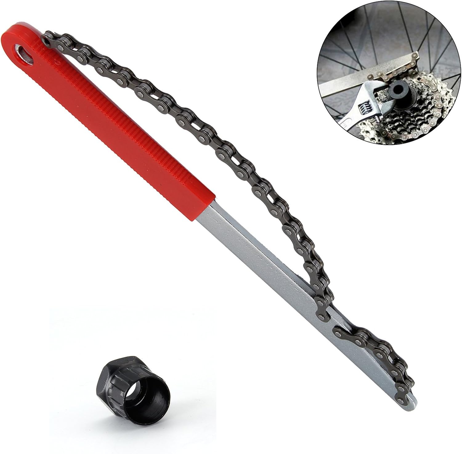 ALLY-MAGIC 2-in-1 Zahnkranzabzieher - Fahrrad Kassetten Werkzeug Für Freilauf & Lockring