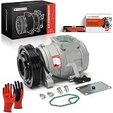A-Premium Air Conditioner AC Compressor with Clutch | Compatible with Jeep TJ Wrangler 4.0L 2000-2006, Grand Cherokee 4.0L 1999-2004