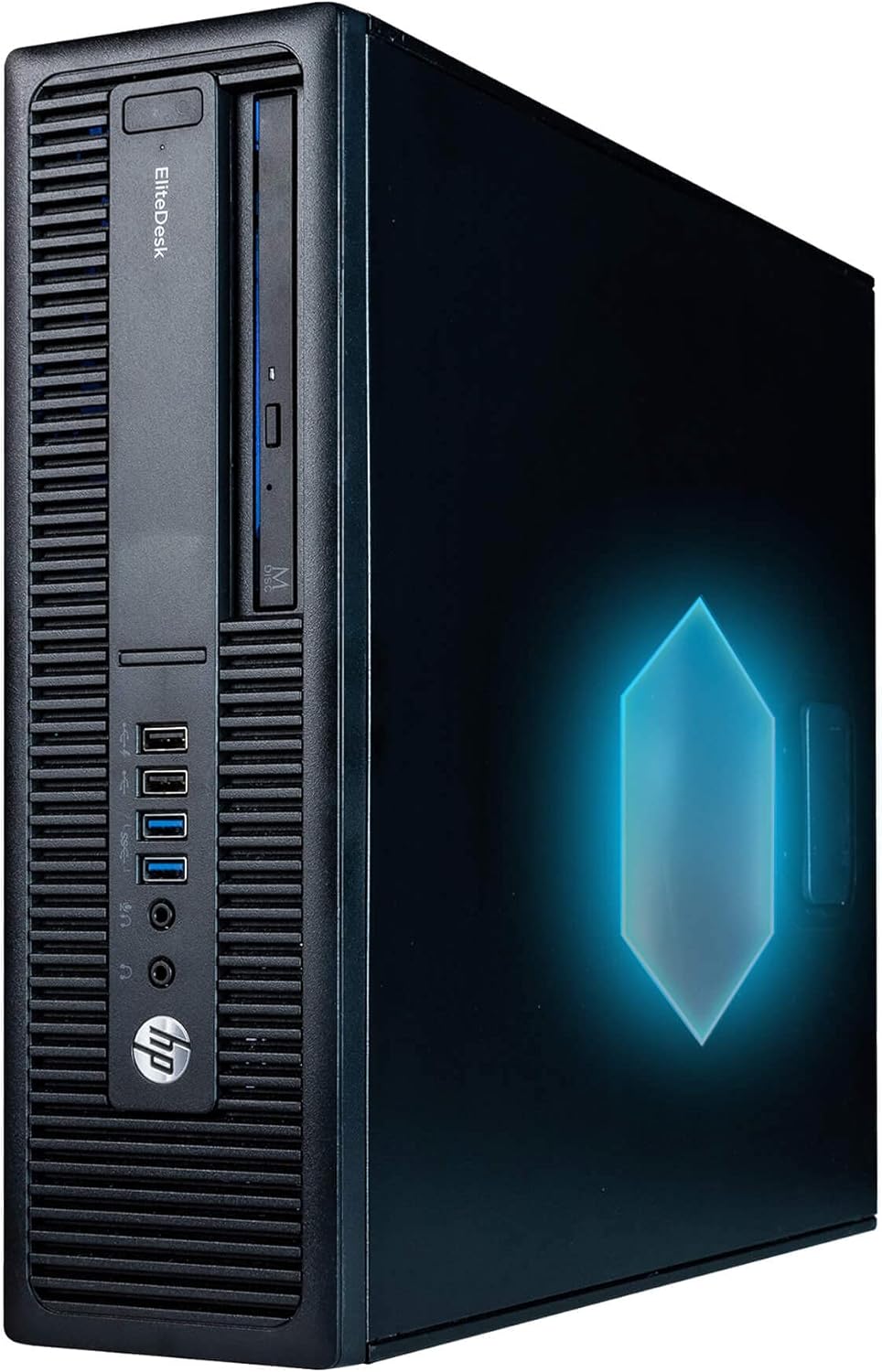 HP Elite 800G2 Desktop Computer PC with RGB Lighting - Intel Core i5-6500 Quad Core 3.2Ghz, 8GB DDR4 RAM, 500GB Solid State SSD, Windows 10 Home (Renewed)