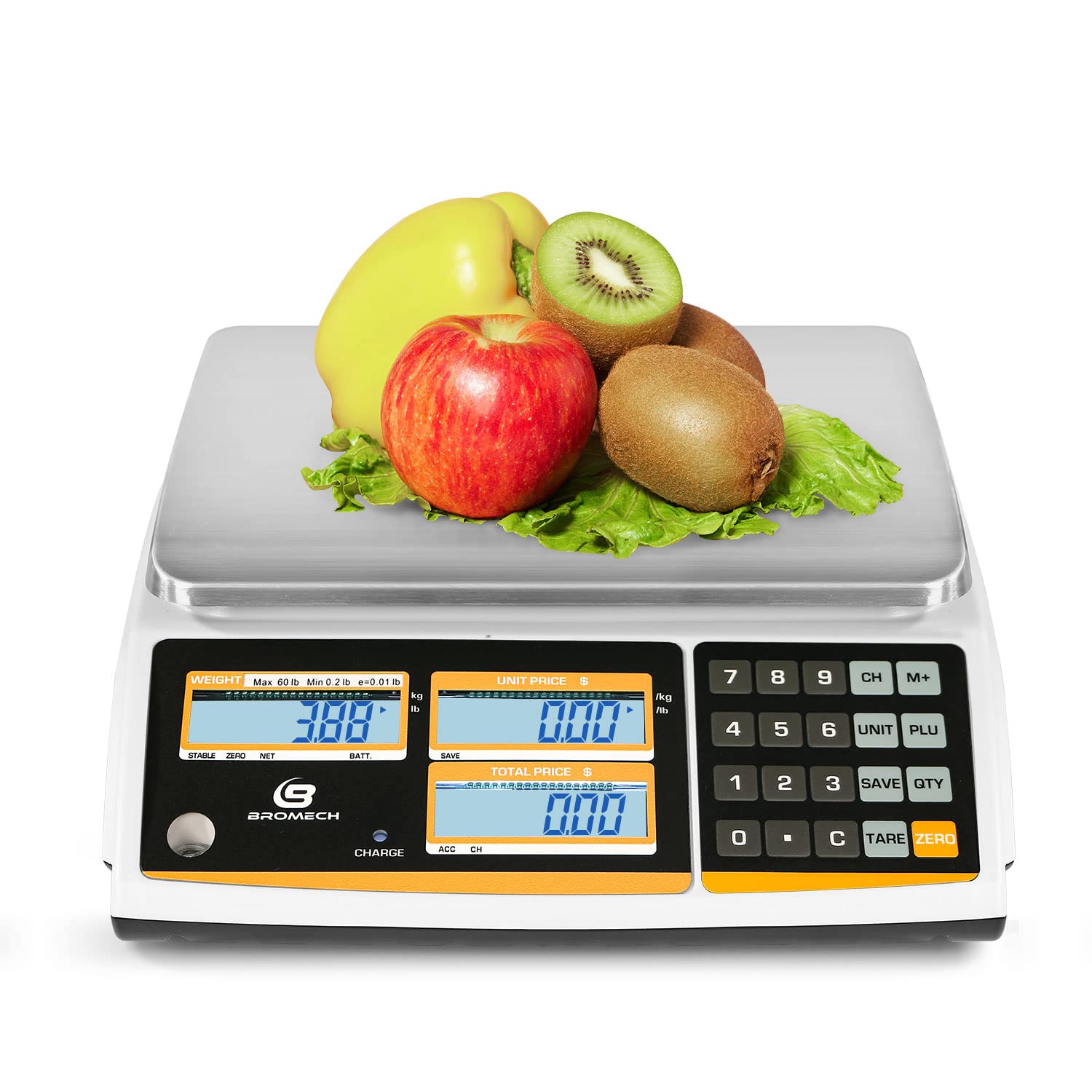 BROMECH NTEP Certified Scale Price Computing, 60lb