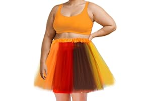 SUFEINI Women's Teen Adult Tutu Skirt Plus Size Tutu Skirt Women Short Dance Ballet Tutu Halloween Costume Running Tutu