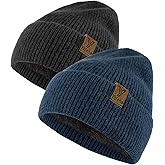 yafeite Winter Beanie Hat for Men Women, Warm Unisex Winter Knitted Hats, Stretchy Cuffs and Thick Warm Lining Beanies