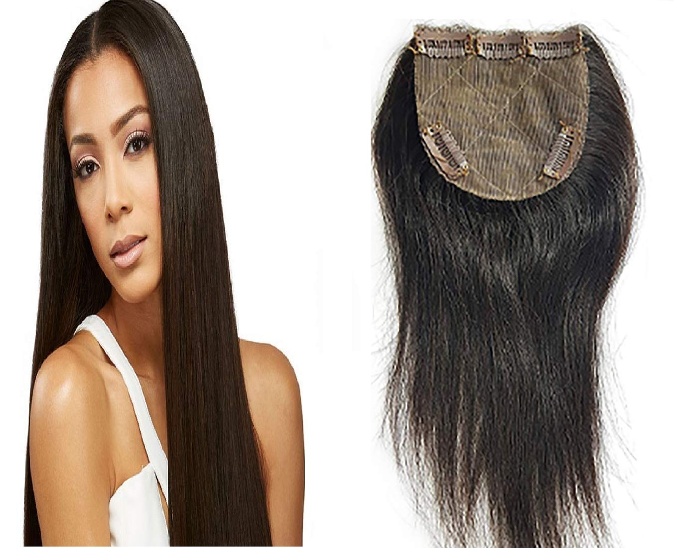 Aasa 100 Real Human Hair Silk Base Closure For Hair Loss Thinning