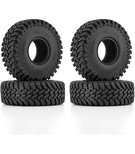 INJORA Messing Inner Beadlock Ringen - 27g/stuk 1.3 Wielgewichten Fit voor 1/24 1/18 RC Crawler Upgrade