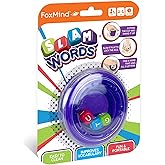 FoxMind Games: Slam Words Quick Word Game, Educational Alphabet Dice Games to Improve Vocabulary, 20 Minute Travel Board Game