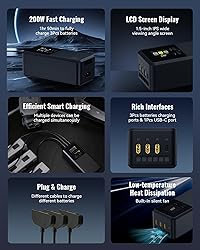 LKTOP 200W Matrice 4 Series Battery Charging Hub