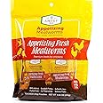 Fresh Mealworms 8.4 oz (1600 Count Total, 12 Bags) Superior to Live Mealworms - Premium Food for Leopard Gecko, Exotic Bird Food, Sugar Glider Food, Hedgehog Food -High Nutritients, No Preservatives