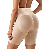 Easybunny Shapewear for Women High Waisted Tummy Control Shorts Butt Lift Boning Support, DIY Cutting, Invisible Under Dress