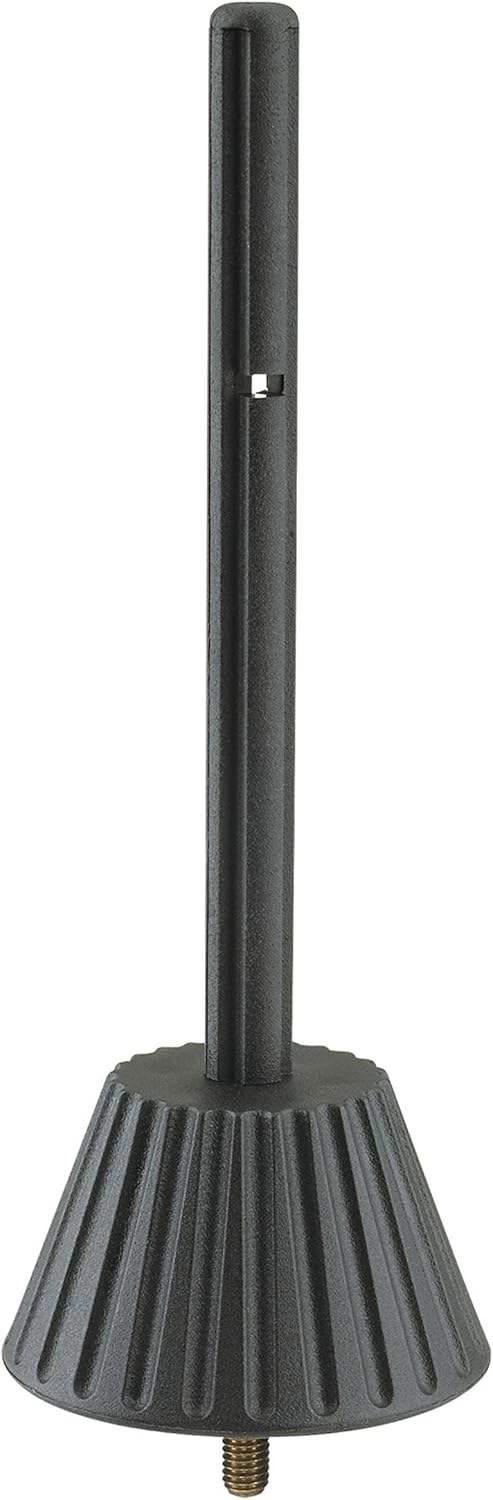 K&M 17786 Black Plastic Flute Cones with Steel Core - Suitable for Alto or Tenor Flute for Easy Assembly