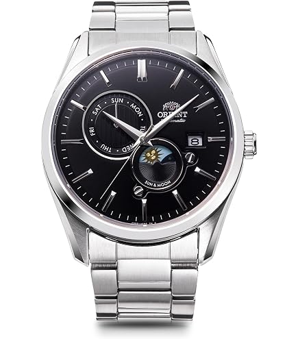 Amazon.com: Orient Contemporary Sun & Moon RN-AK0304B Men's