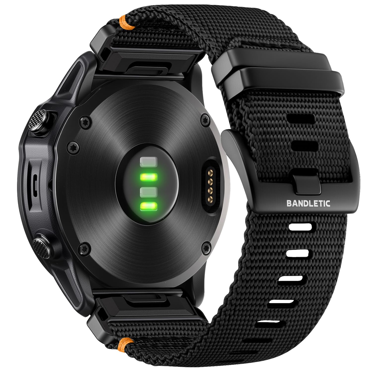 Photo 1 of Bandletic Compatible with Garmin Fenix 8 51mm 7X 6X 5X Watch Band - 26mm Quick Fit Rugged Nylon Strap for Fenix 7X 6X Pro/5X Plus/3/3 HR/Instinct 2X Solar 3 50mm /Enduro/Quatix/Tactix/Epix Pro 2