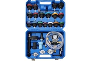 ATPEAM 28 Pcs Universal Radiator Pressure Tester | Vacuum Type Cooling System Kit Automotive Radiator Pressure Test Cooling S