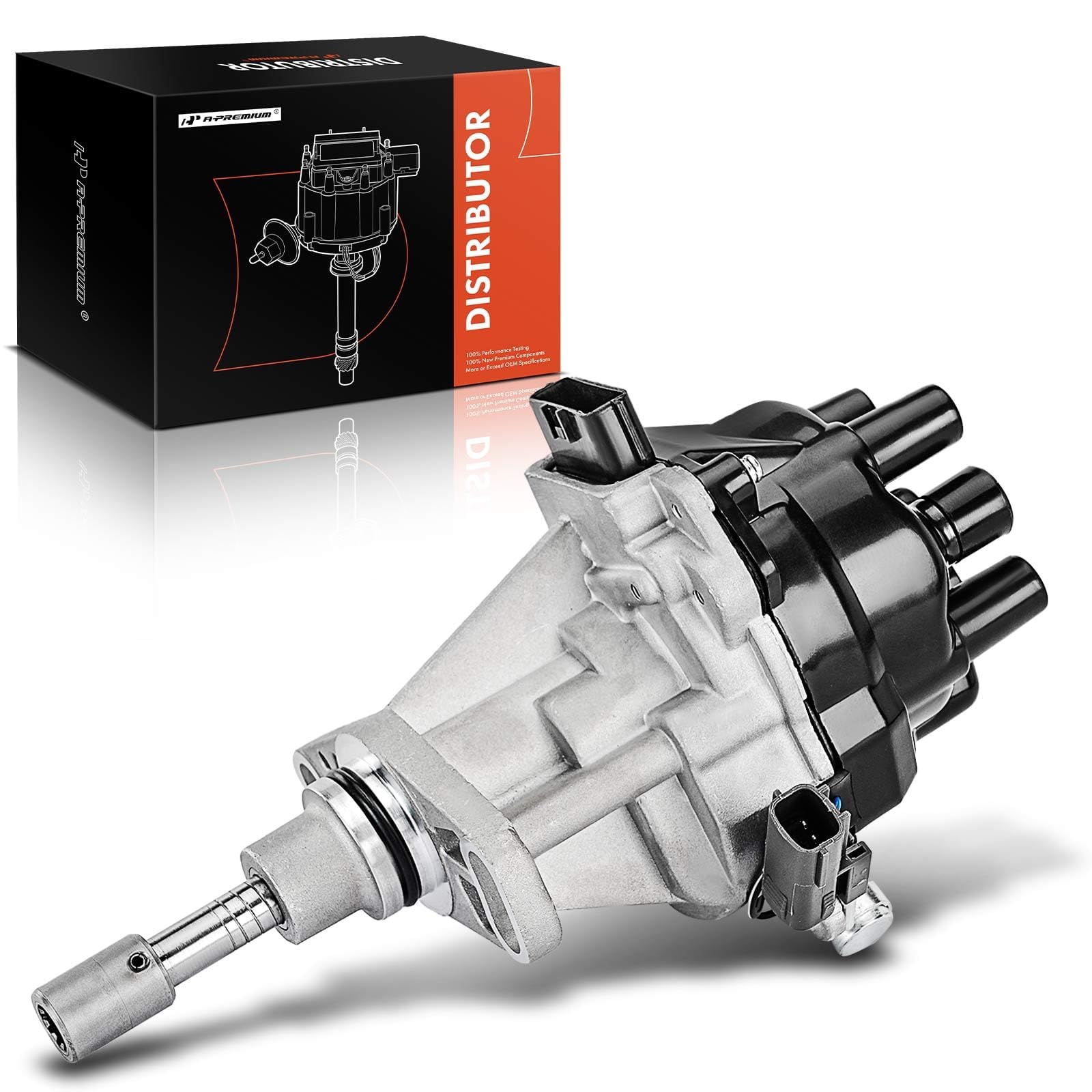 Photo 1 of A-Premium Ignition Distributor with Cap and Rotor Compatible with Nissan Frontier 1998-2004, Xterra 2000-2004, Pickup 2006-2010, NP300 2009-2012, L4 2.4L