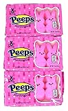 Easter Peeps Marshmallow Pink Bunny Shaped