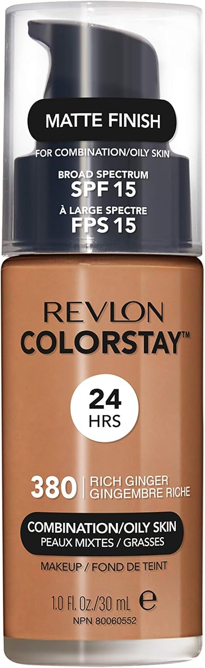 Revlon ColorStay Liquid Foundation Combination/Oily Skin SPF 15 380 Rich Ginger