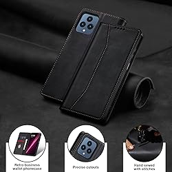 Jasonyu Flip Wallet Case for T-Mobile Revvl 6/6X