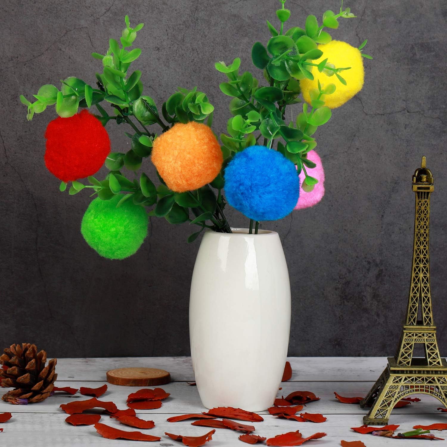 Very Large Assorted Pom Poms for DIY Creative Crafts Decorations, Assorted Colors (100Pack 2 Inch): Arts, Crafts & Sewing