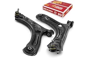 Metrix Premium Chassis Parts - Front Left & Right Lower Control Arm w Ball Joint & Bushing Assembly Kit Fits 2012-2019 Volkswagen Beetle, 2012-2022 Passat, 522-837 522-838 Made in Europe