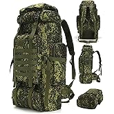 King'sGuard 70L Camping Hiking Backpack Tactical Backpack Military Molle Rucksack Backpack for Outdoor