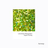 Hemway Holographic Lime Green Glitter Shaker 130g 1/8" Metallic Flake view 2