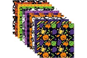 24PCS Halloween Scrapbook Paper 12x12 12 Style Halloween Theme Double Sided Scrapbook Paper for DIY Albums Journals Envelopes