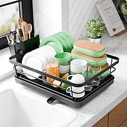 Kitsure Dish Drying Rack - Compact Dish Rack with