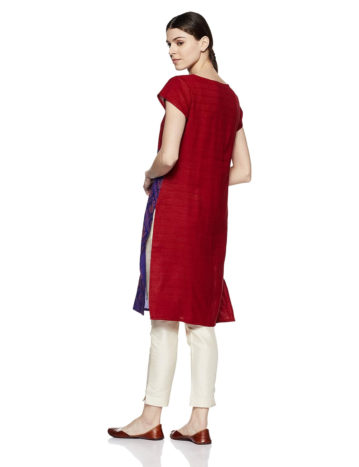 indigo women's straight kurta