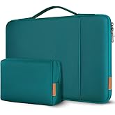 DOMISO 16 inch Laptop Sleeve Case Water Resistant Shockproof Protective Computer Bag for 16" Dell/HP Pavilion Envy/ThinkPad IdeaPad/ASUS Vivobook,Turquoise