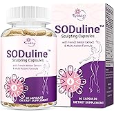 Anti Cellulite Supplement, SODuline™ Sculpting Capsules with French Melon SOD & Phyto Beadlets, Cellulite Reduces, Cellulite Remover for Legs, Skin Smoothing & Thighs, Collagen Supplements, 60 Caps