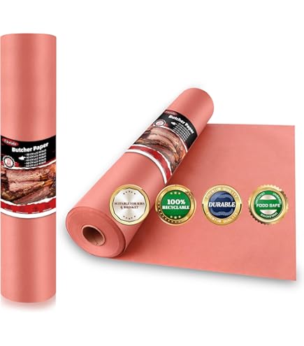Brown Butcher Paper Kraft Roll - For Meat Smoking And BBQ Unwaxed And - View #4
