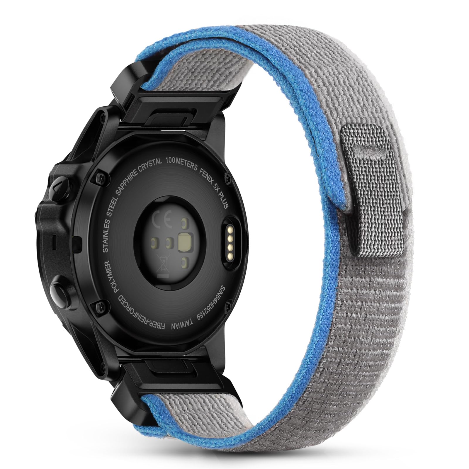 Tuocal Nylon Strap Compatible with Garmin Fenix 7 (and 6), 22mm QuickFit Sport Wrist Band for Garmin Forerunner 945/965