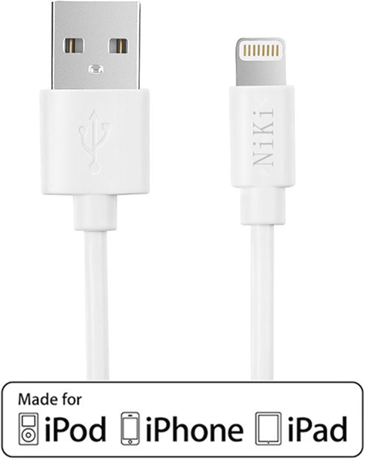 [Apple MFI Certified] NiKi 8Pin Lightning to USB Cable (3.